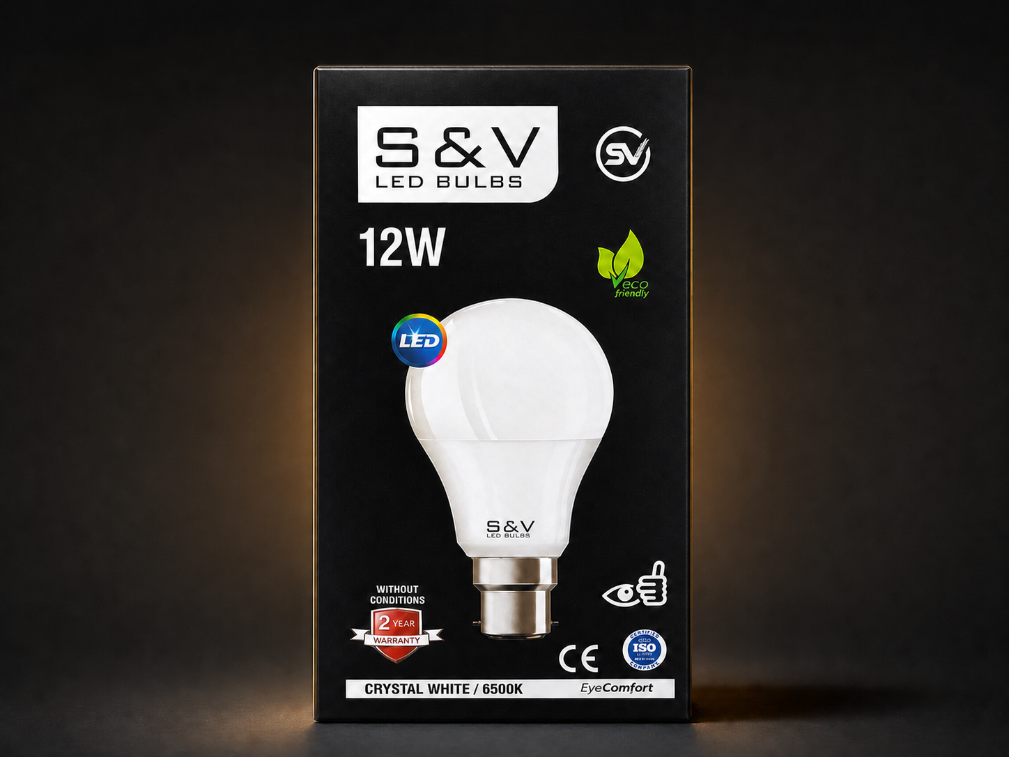 12W S&V LED bulb packshot