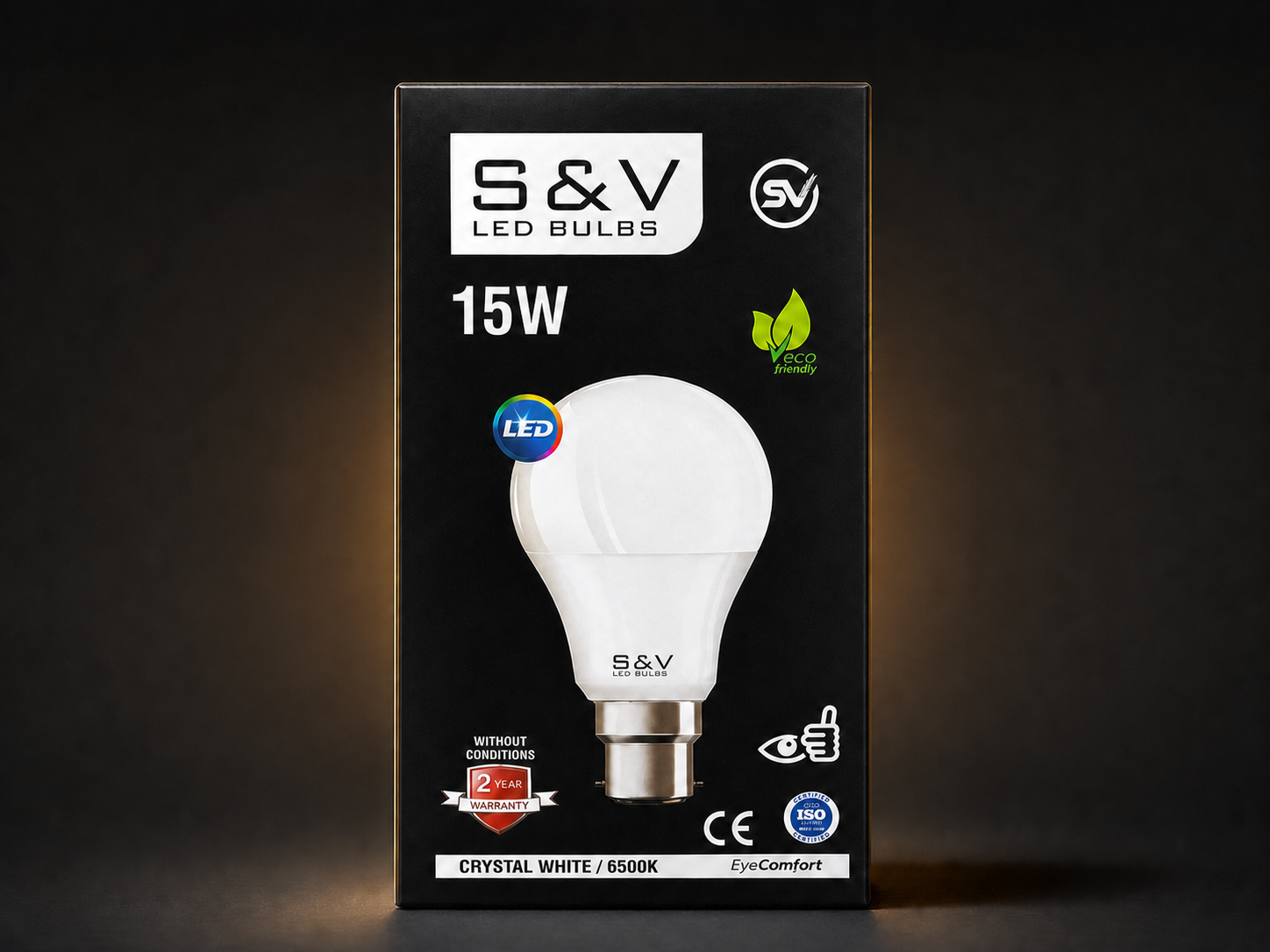 15W S&V LED bulb packshot