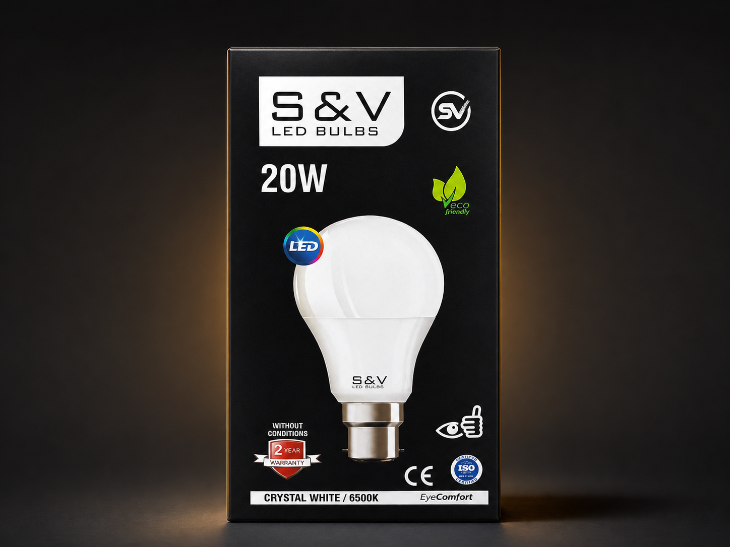 20W S&V LED bulb packshot